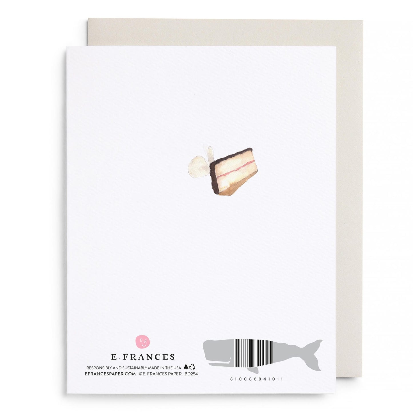 Flying Cake Greeting Card