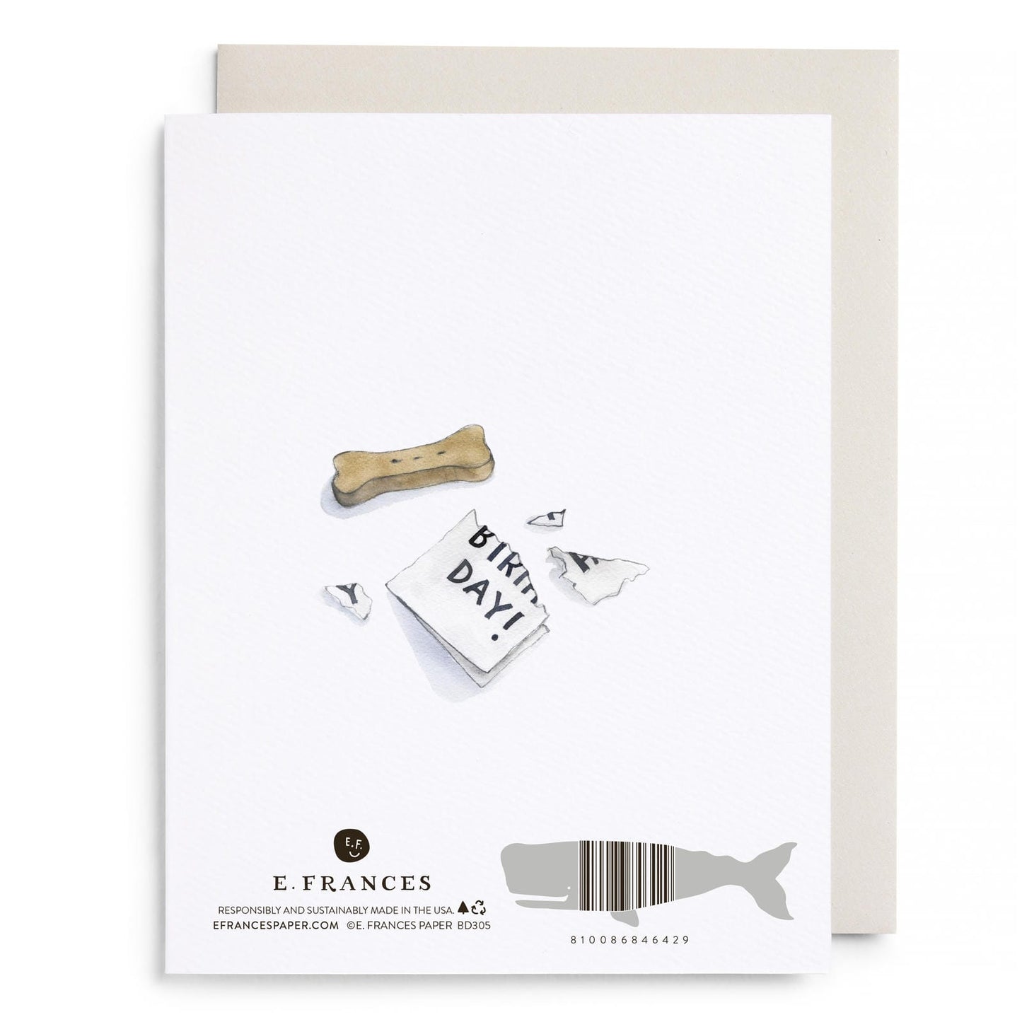 Sheepdog Belated Greeting Card