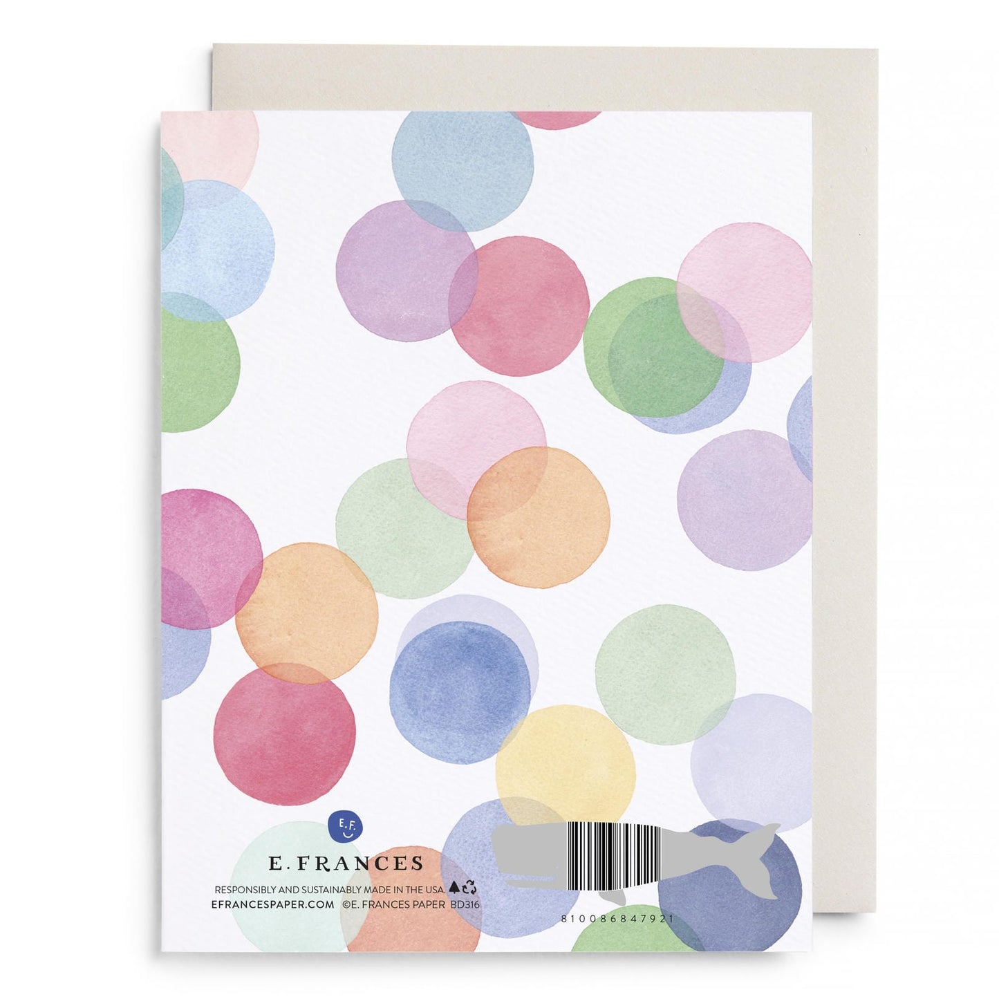 Falling Confetti Birthday Card