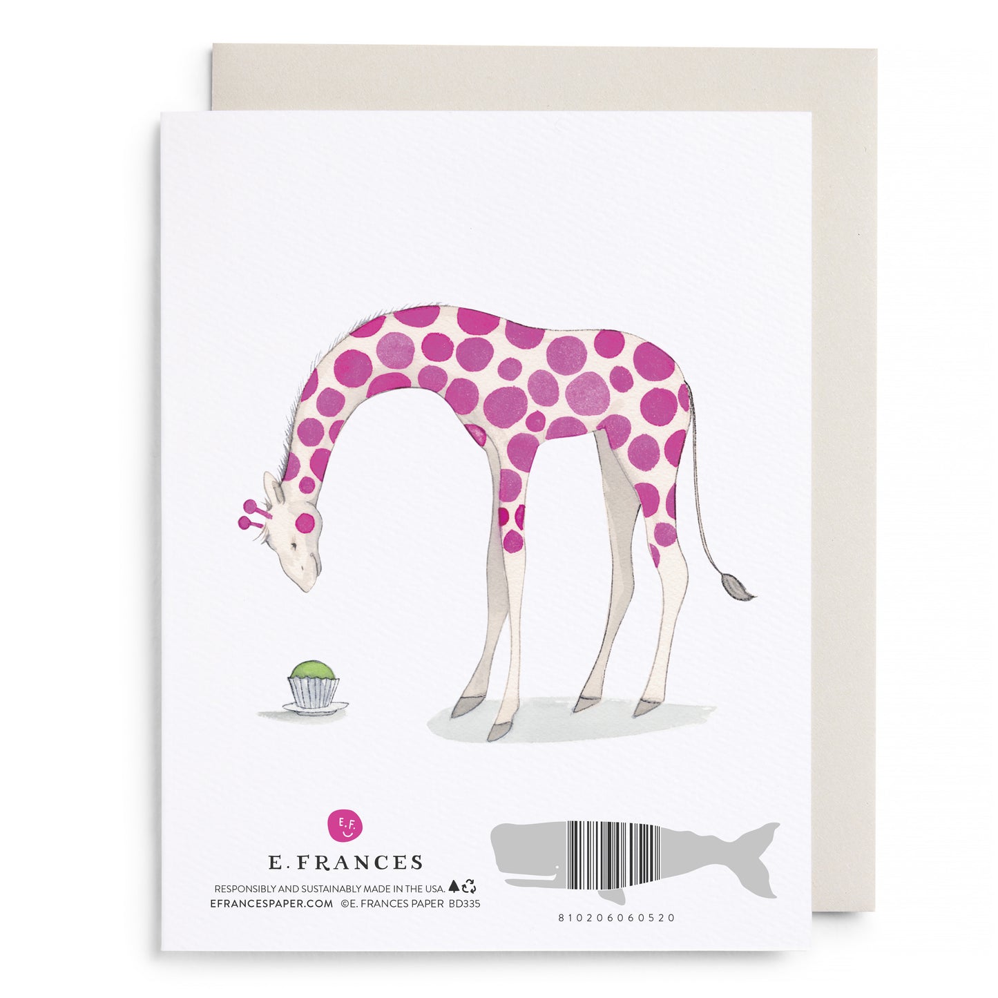 Leaning Tower of Cupcakes Birthday Greeting Card