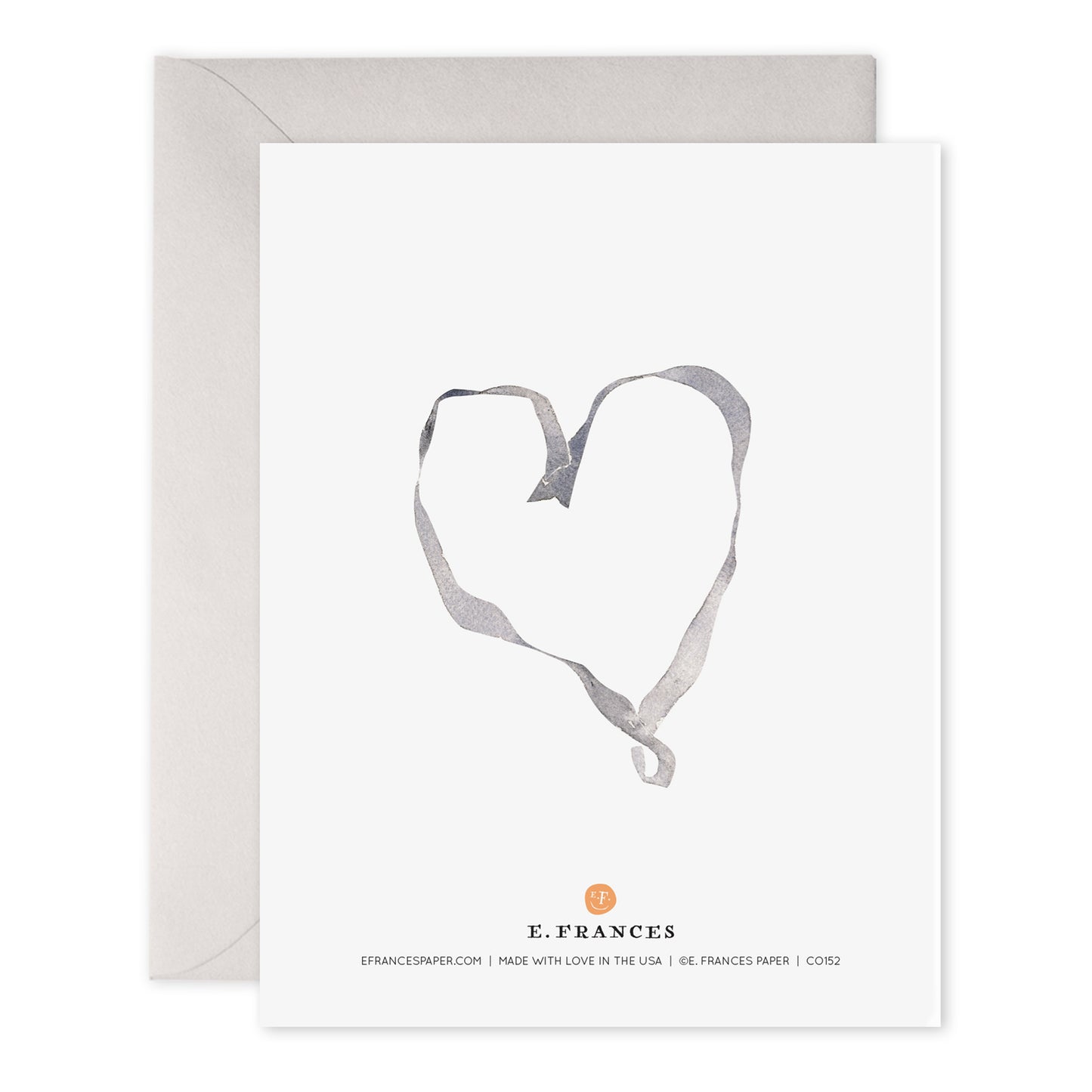 Grey Waves Greeting Card