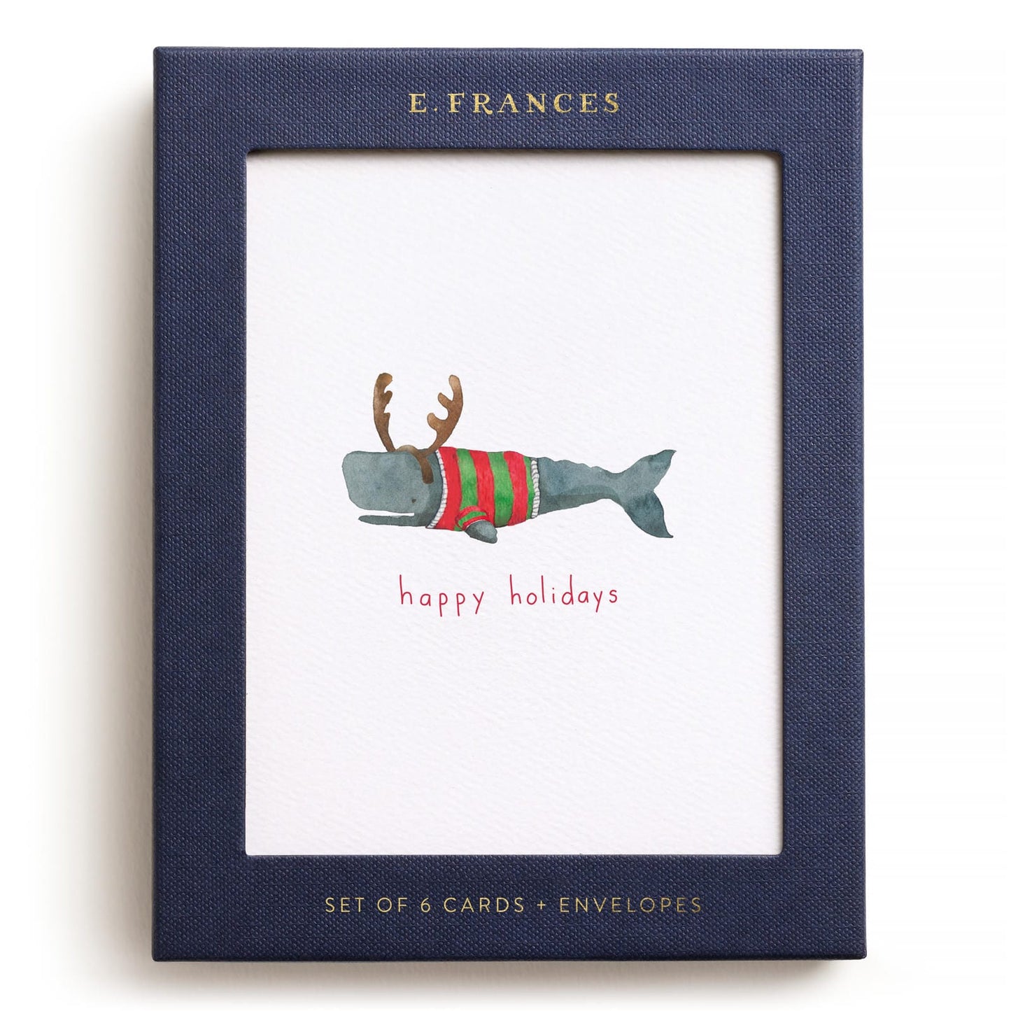 Christmas Whale Holiday Card