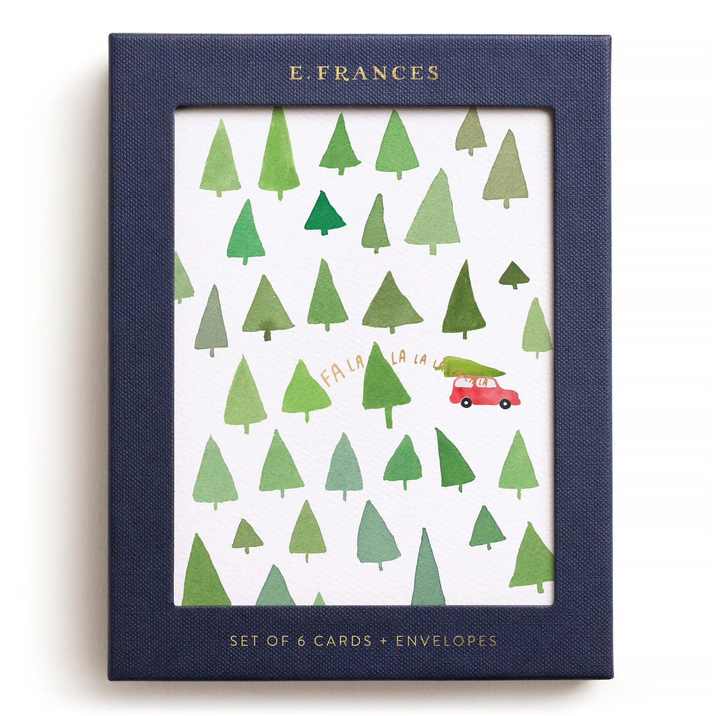 Fa La La La La Trees Holiday Card