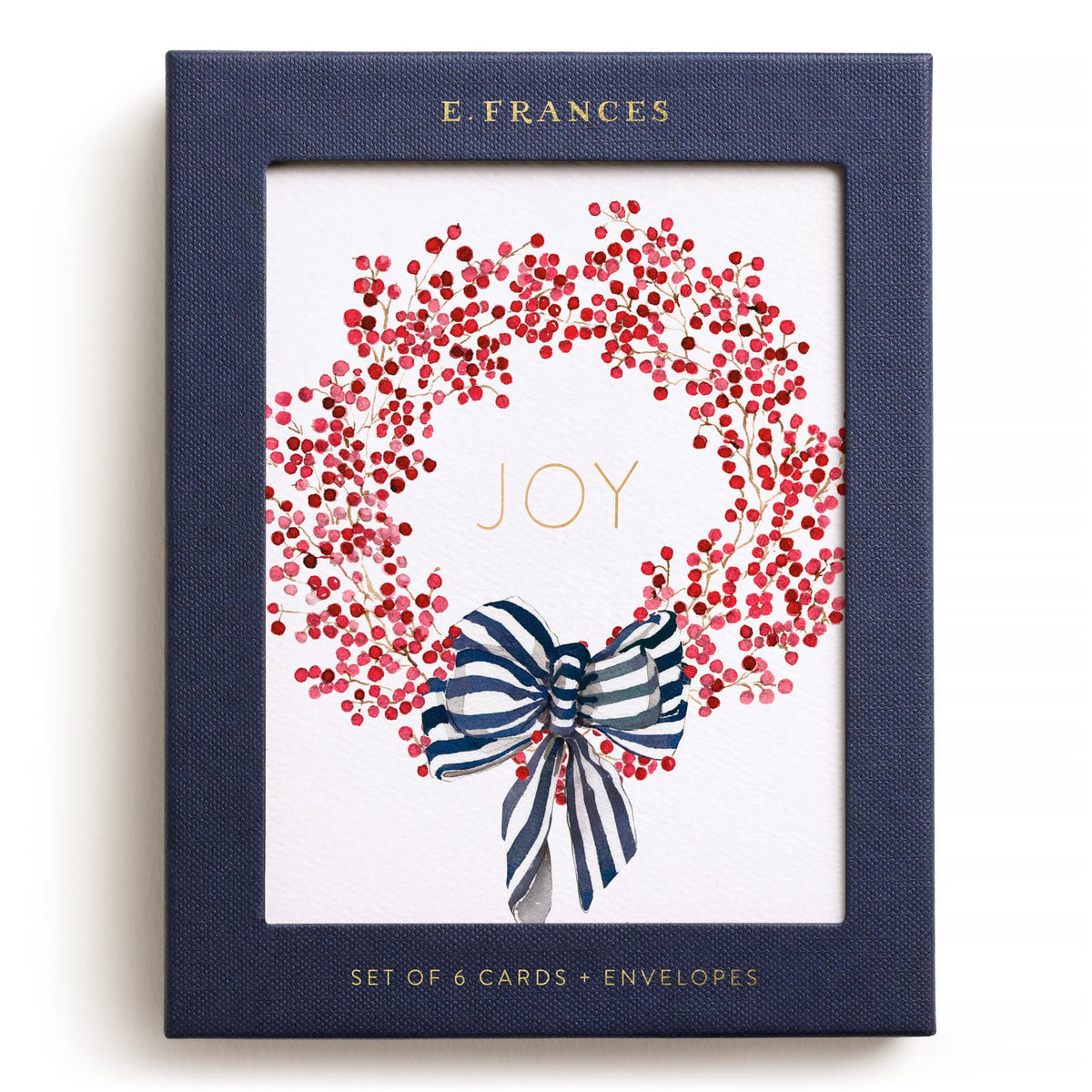 Red Berry Wreath Holiday Card