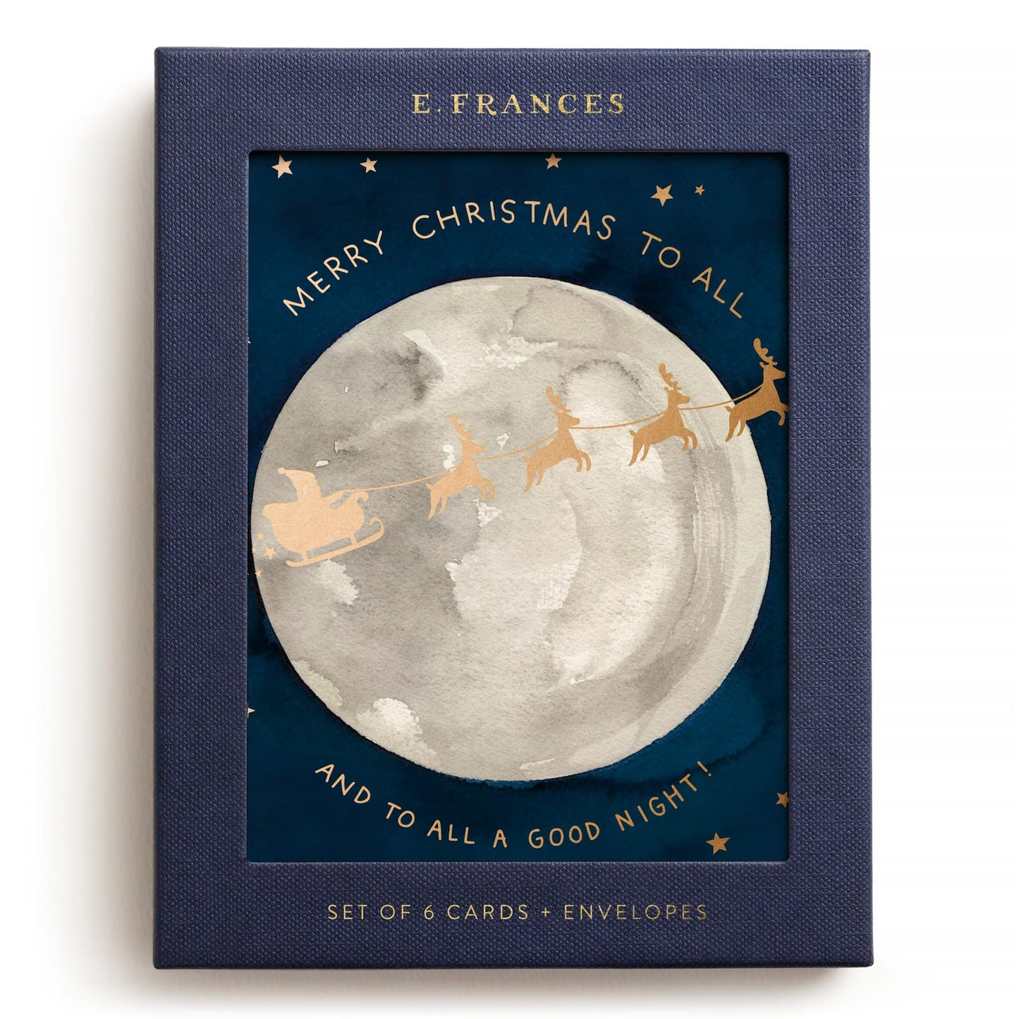Santa Moon Holiday Card