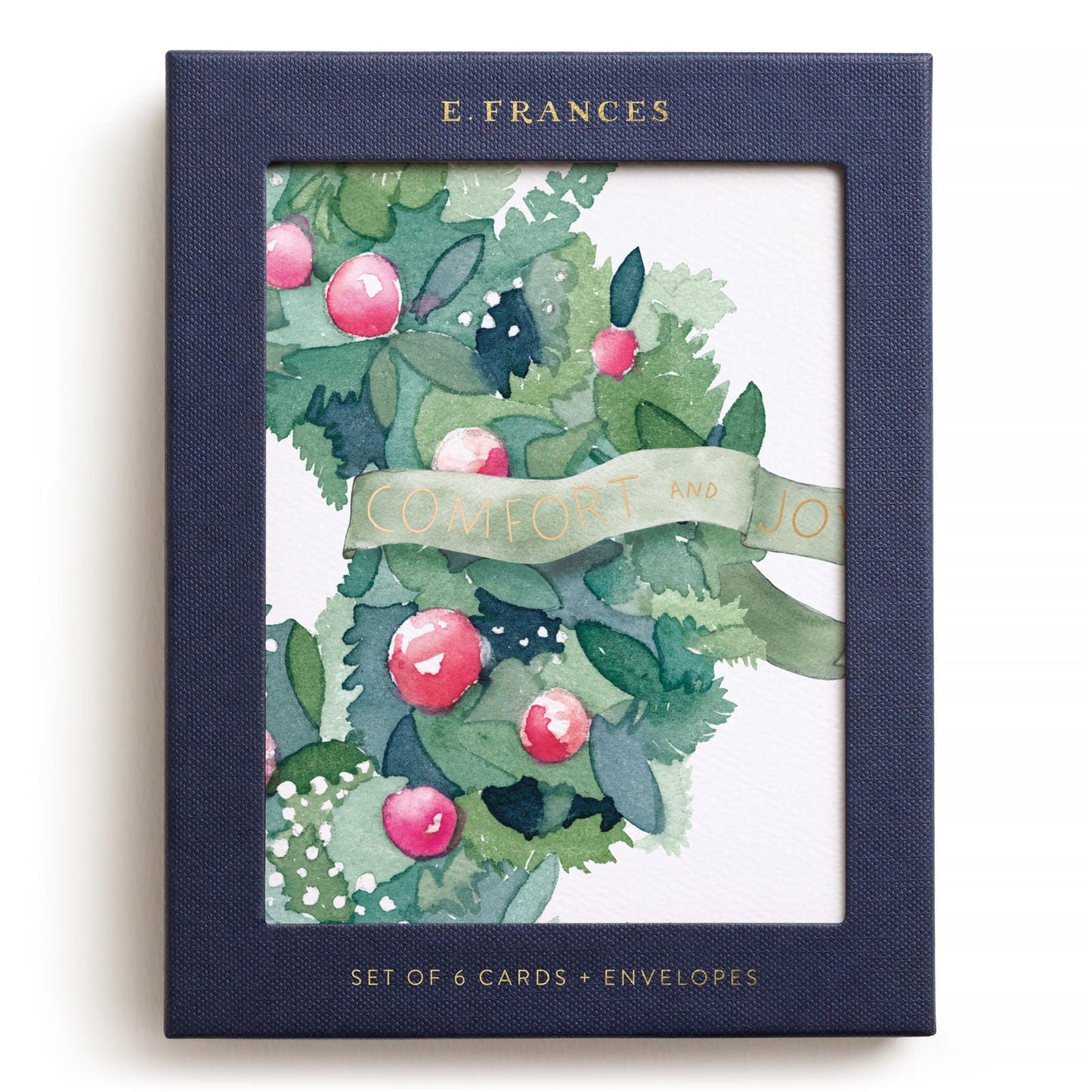 Comfort & Joy Wreath Holiday Card