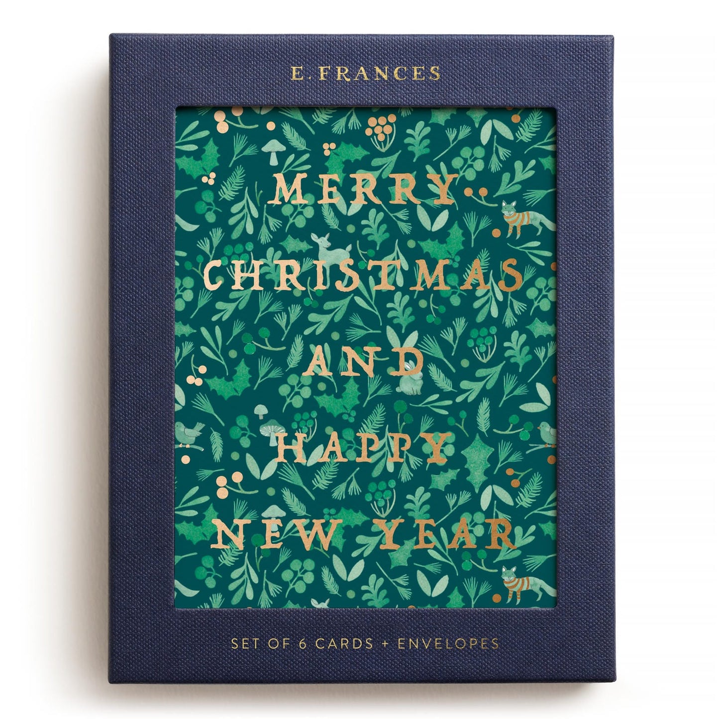 Winter Forest Christmas Greeting Card