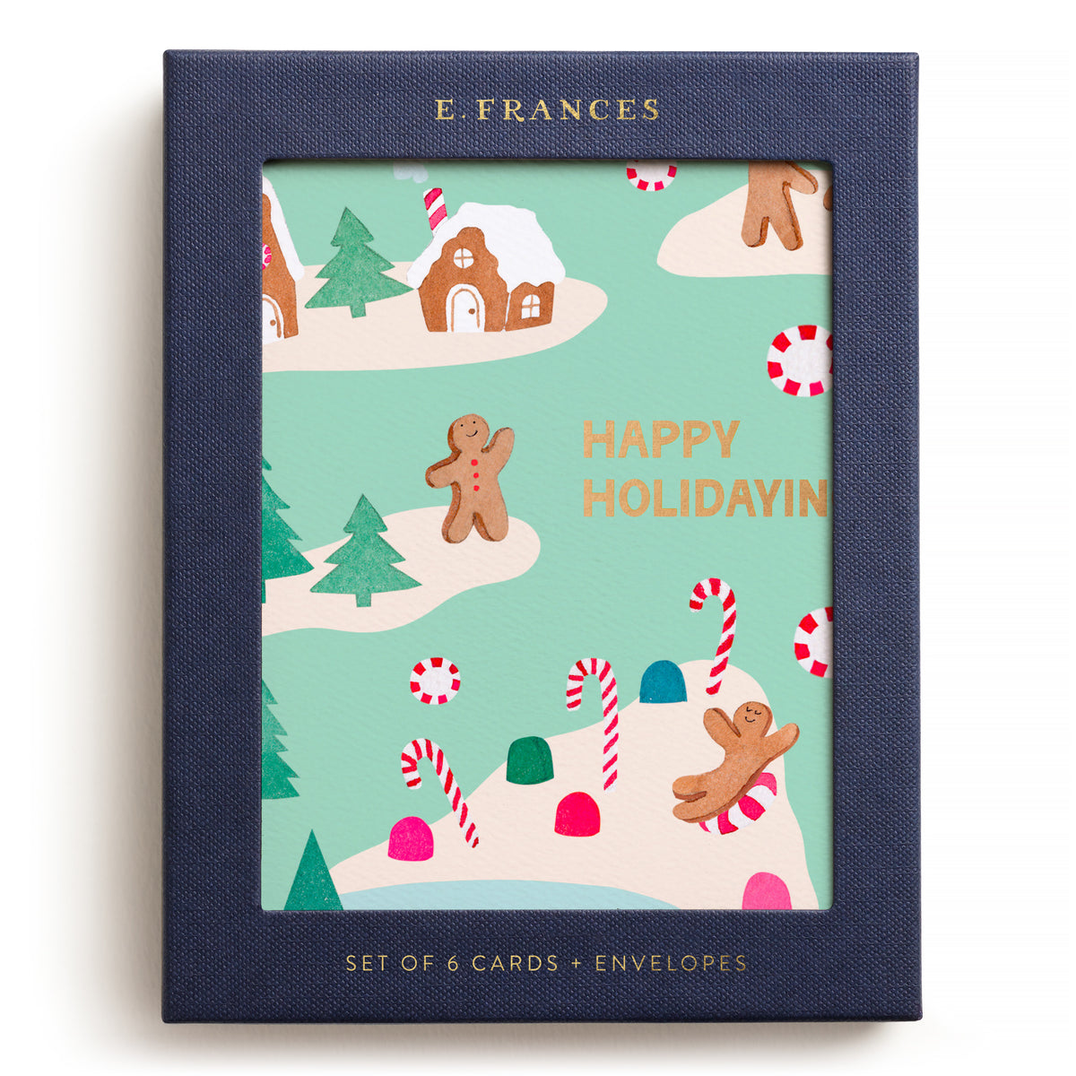 Gingerbread Village Greeting Card