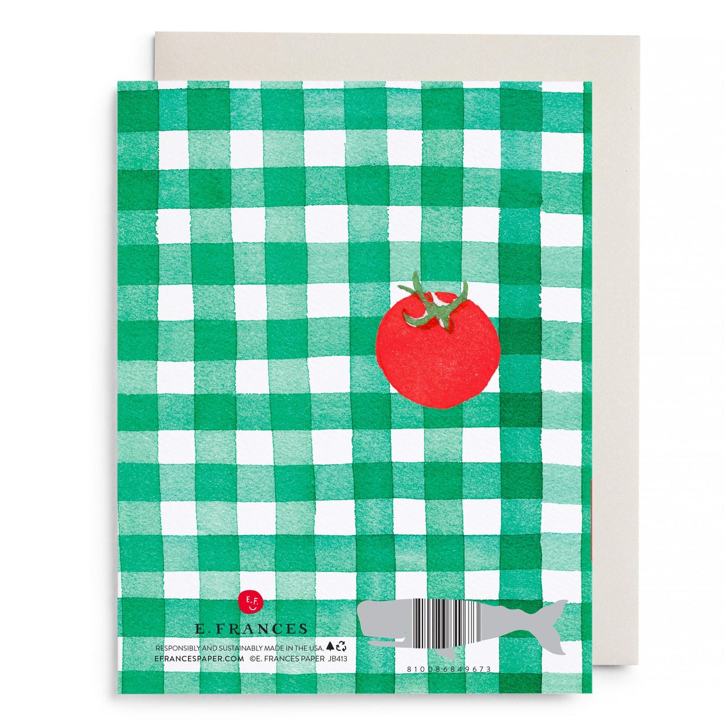 Tomato Picnic Love and Friendship Greeting Card