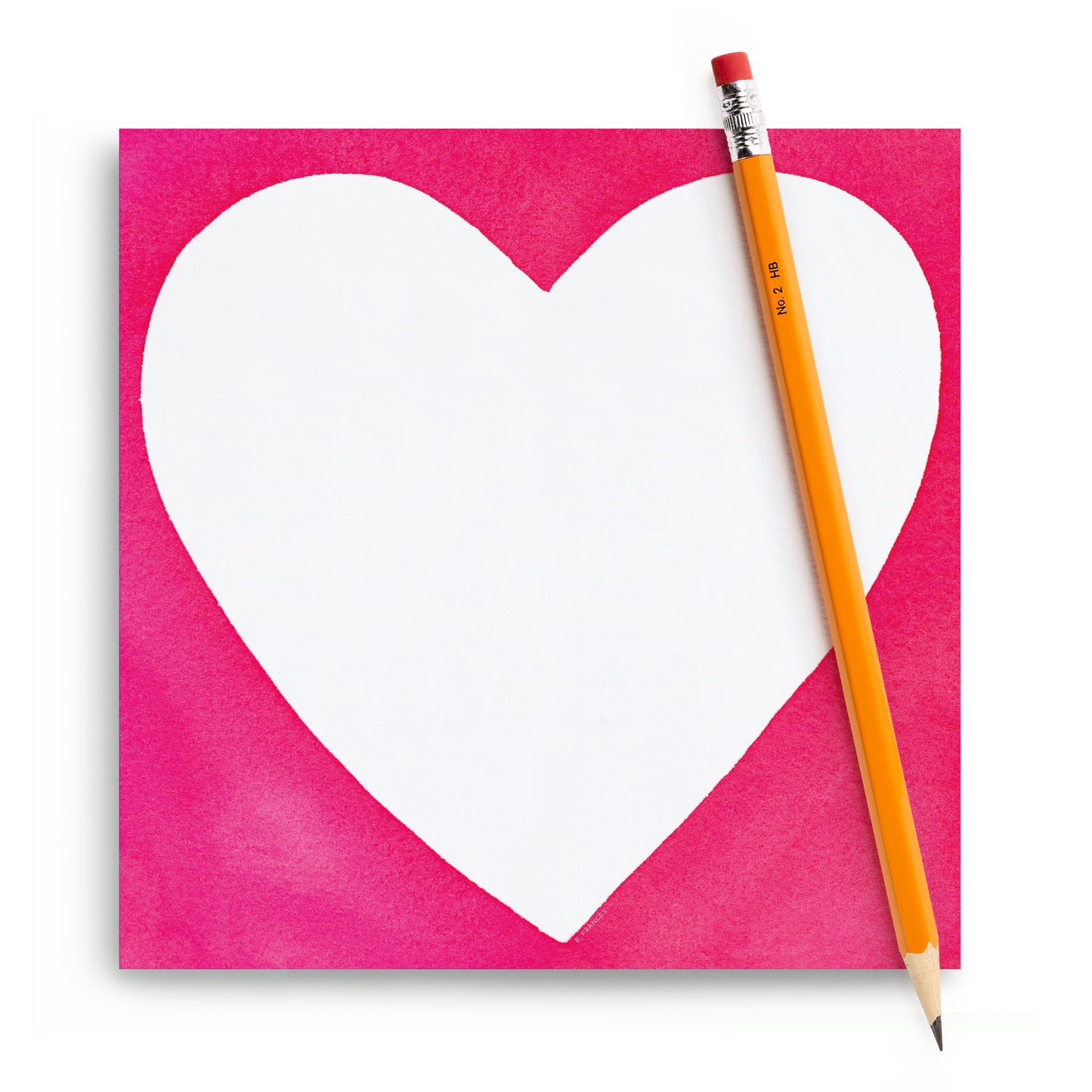 Chubby Heart Chunky Notepad
