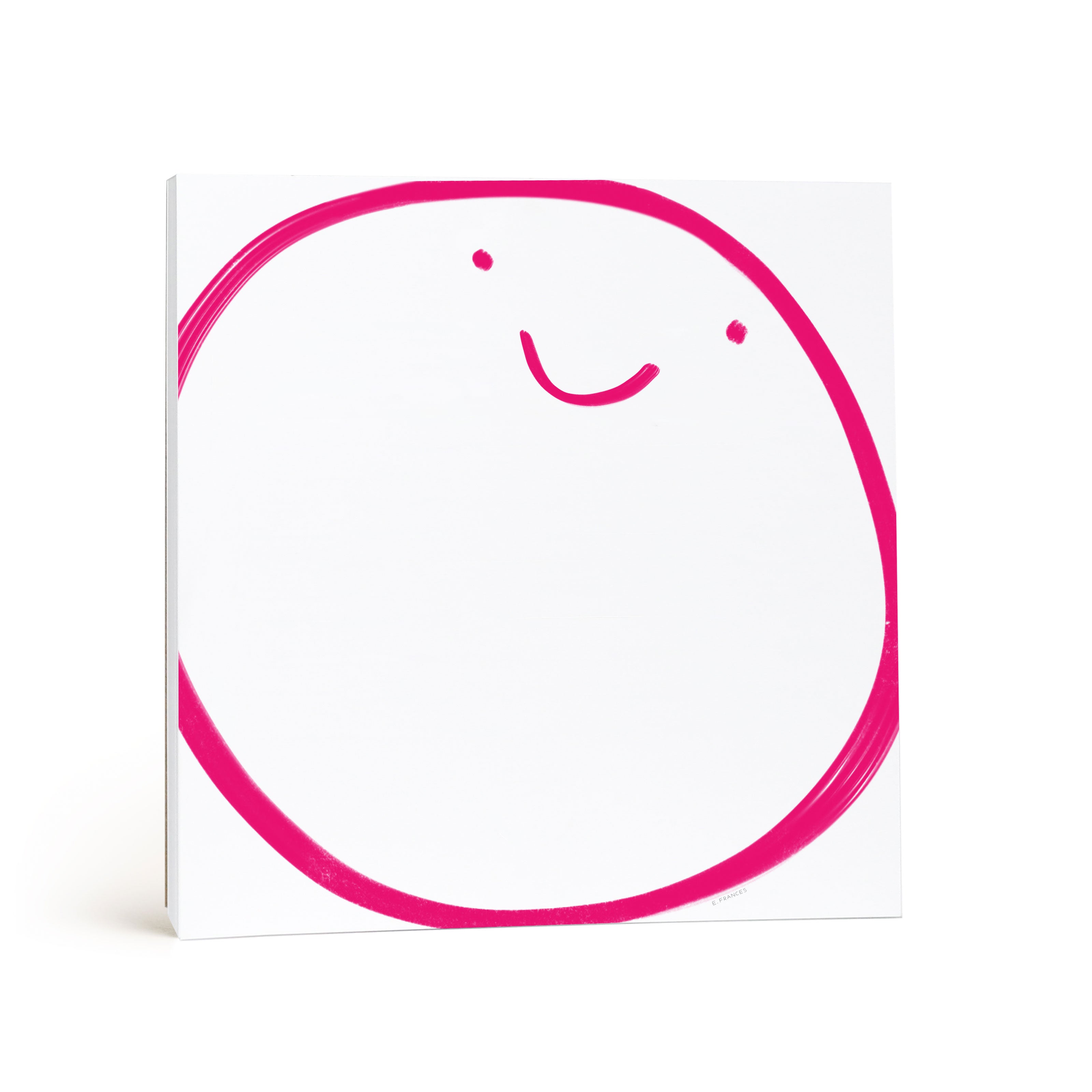 SMILE F.ページ Big Smile Notepad | Hot Pink Smiley Notepad – E. Frances Paper