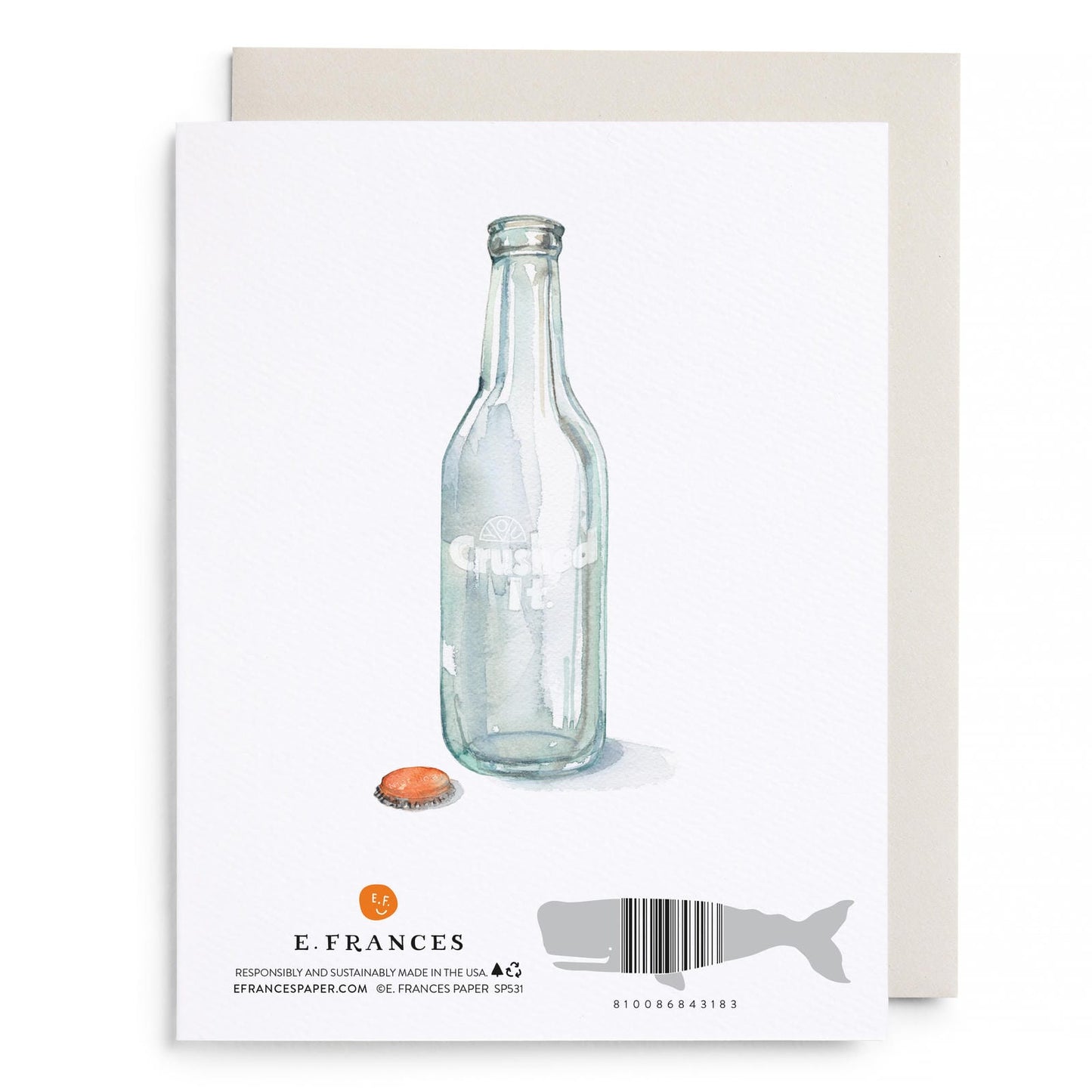 Crushed It Greeting Card