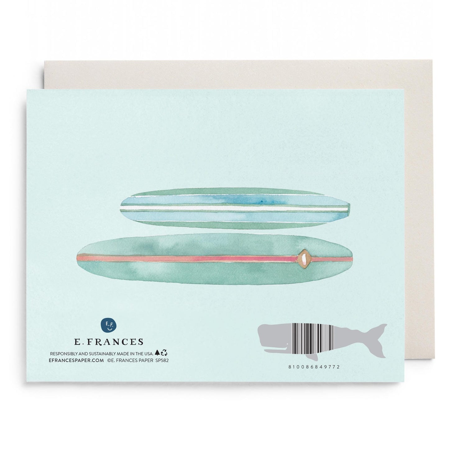 Woody Wagon Surf Dad Greeting Card