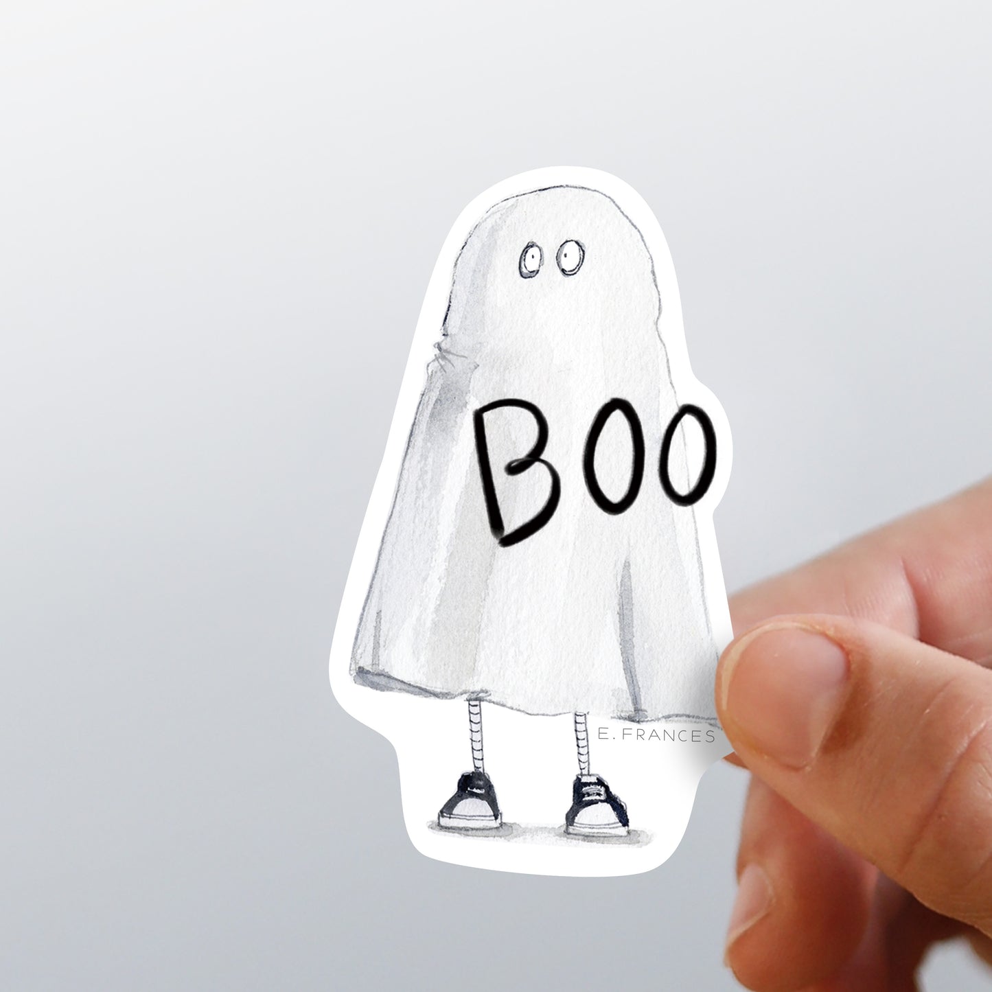 Scary Ghost Sticker