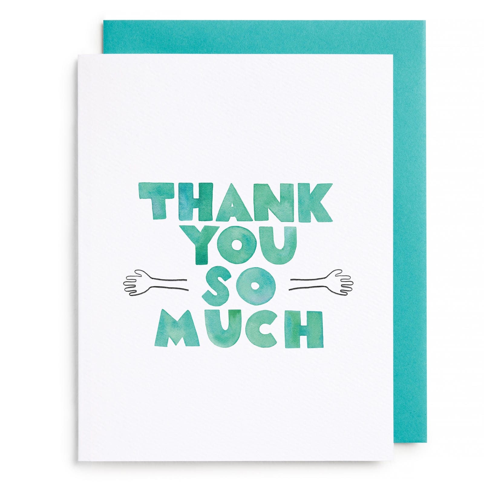 Thank You Hug Greeting Card – E. Frances Paper