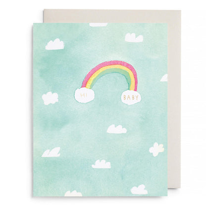 Hi Baby Sky Greeting Card
