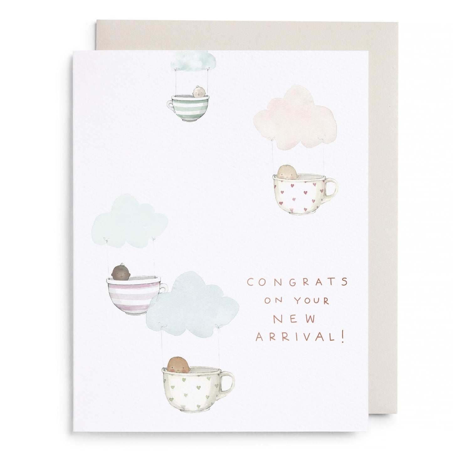 Teacup Babies Greeting Card