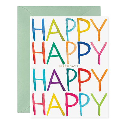 Really Happy Birthday Greeting Card