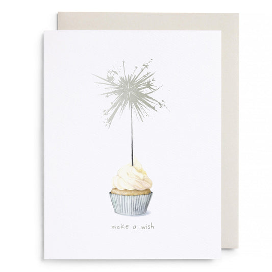 sparkler wish cupcake firework birthday card bestseller birthday card make a wish