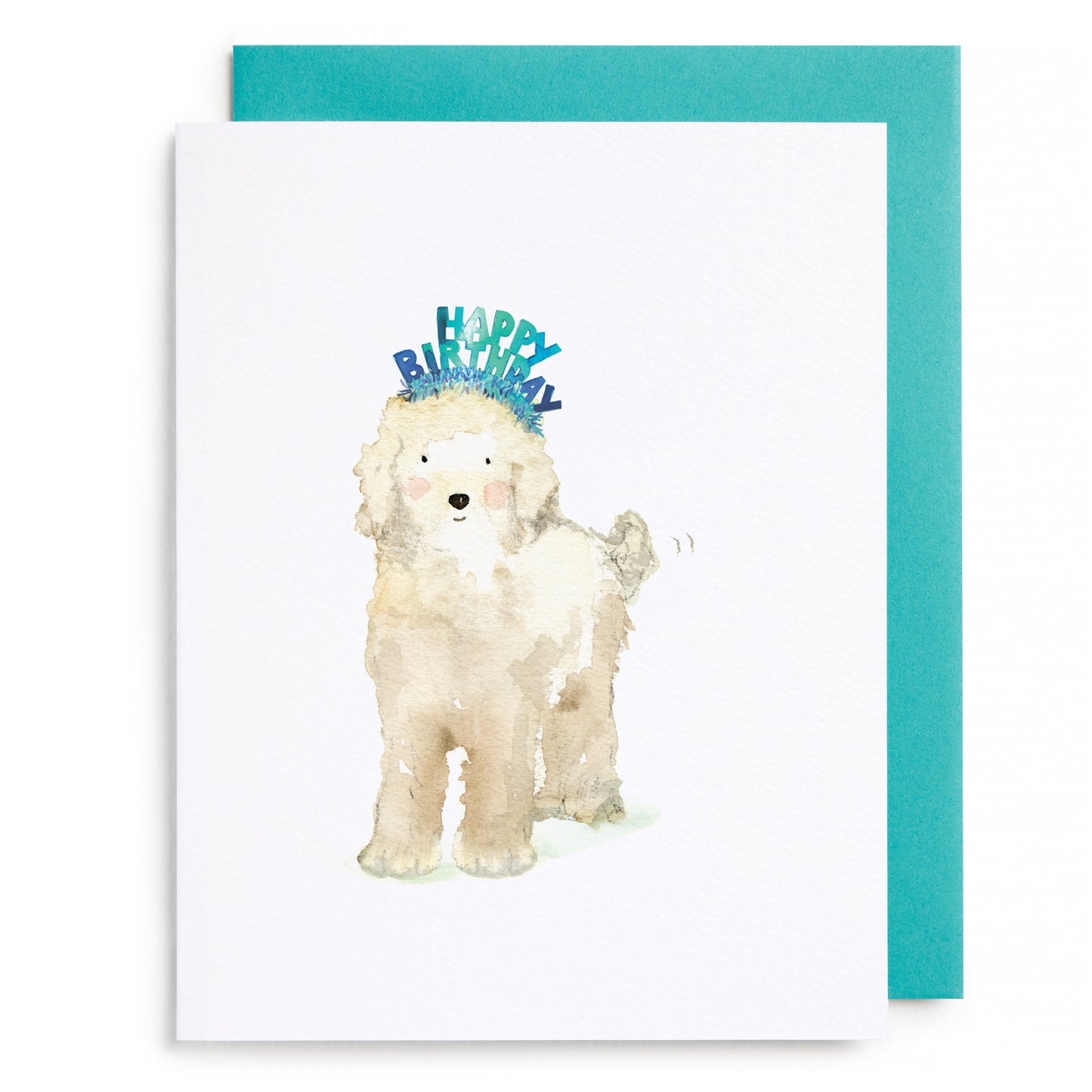 Lucy Dog Birthday Greeting Card