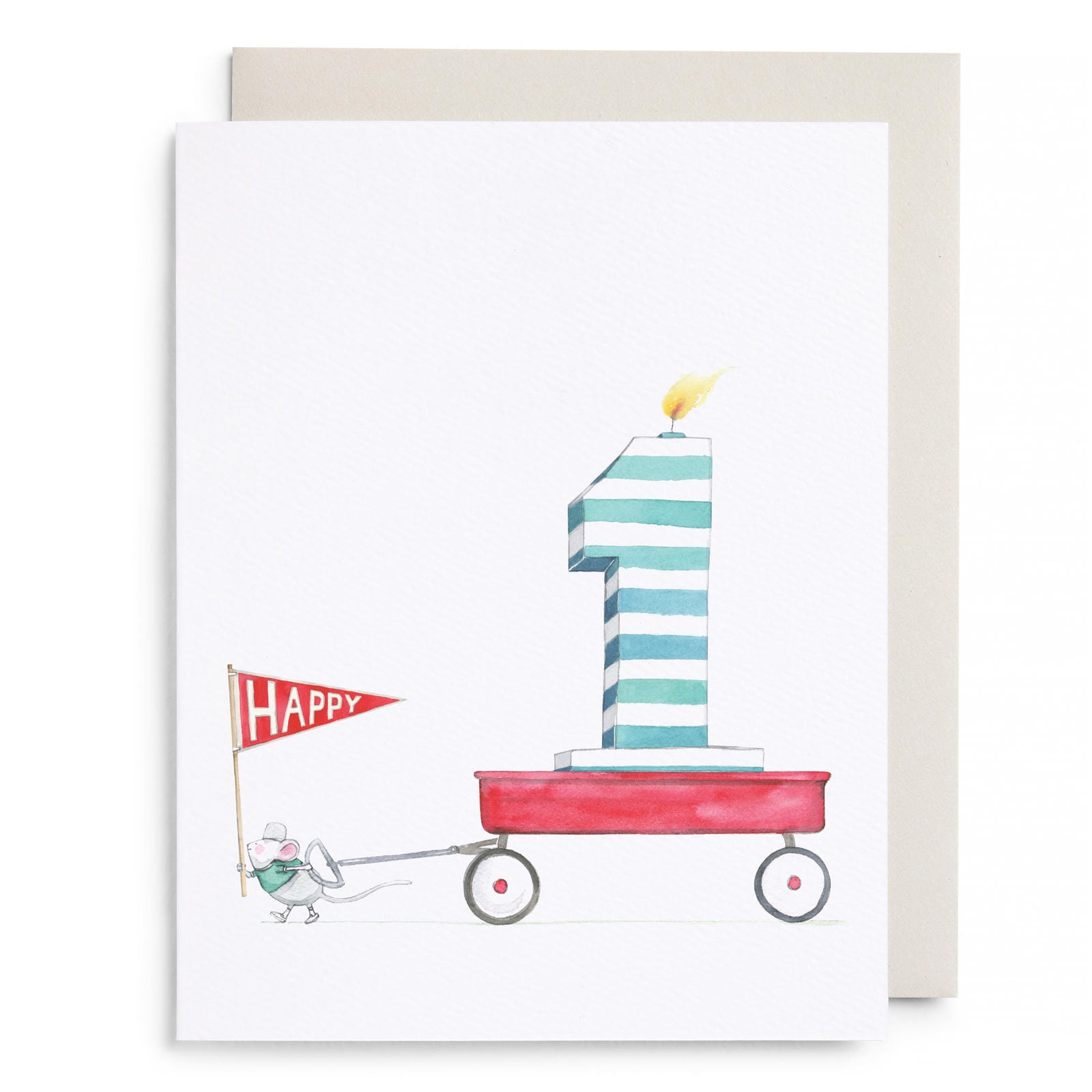 1st Bday Greeting Card