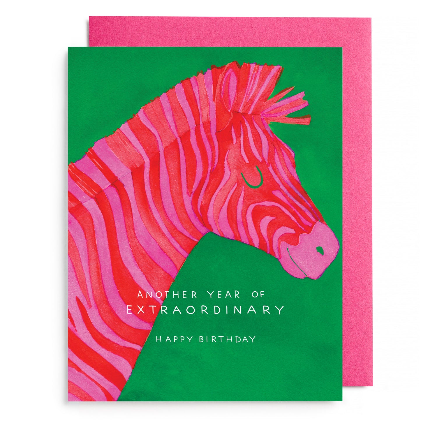 Extraordinary Zebra Greeting Card