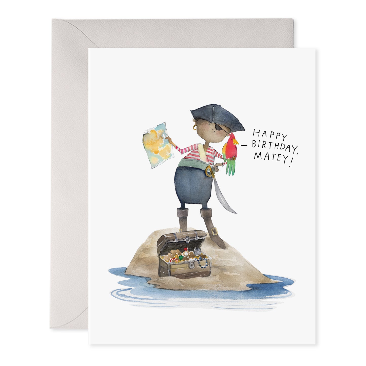 Birthday Matey Greeting Card