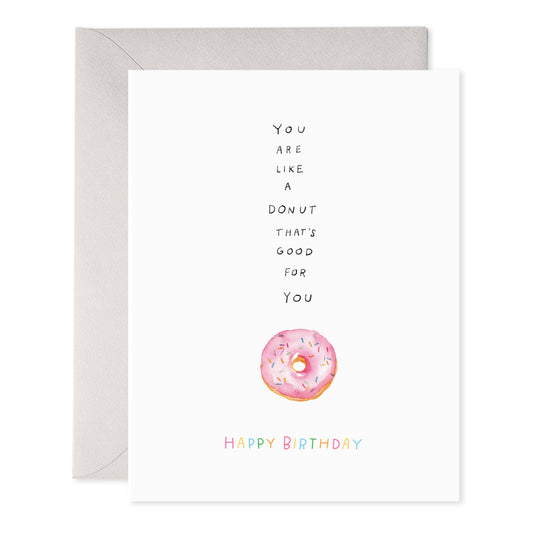 Healthy Donut Greeting Card