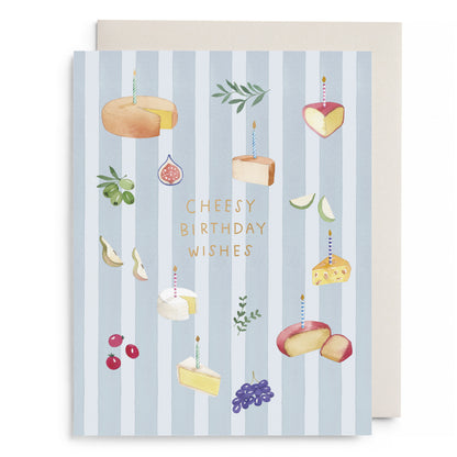 Cheesy Wishes Birthday Greeting Card