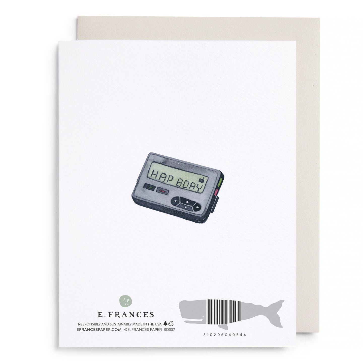 Behind the Times Belated Birthday Greeting Card
