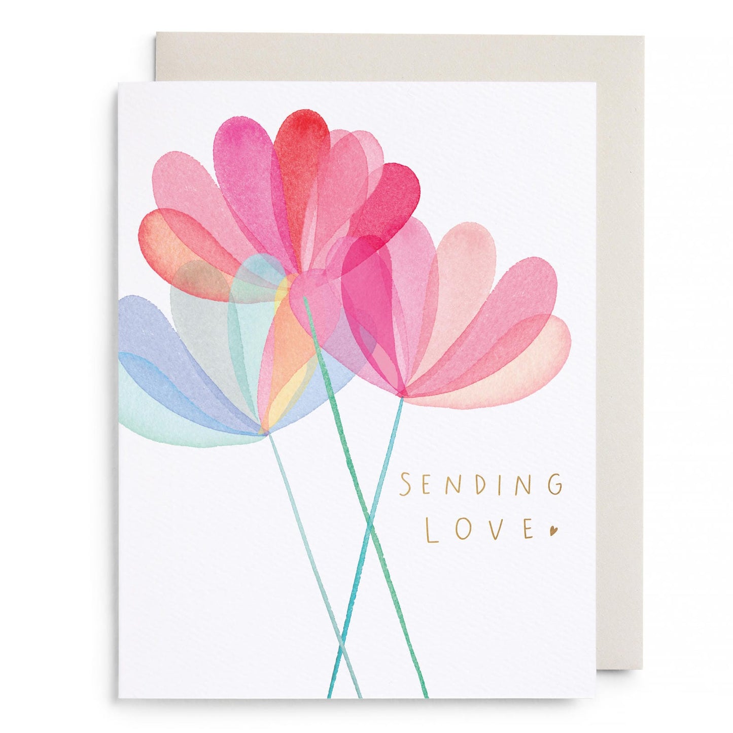 Sending Love Greeting Card