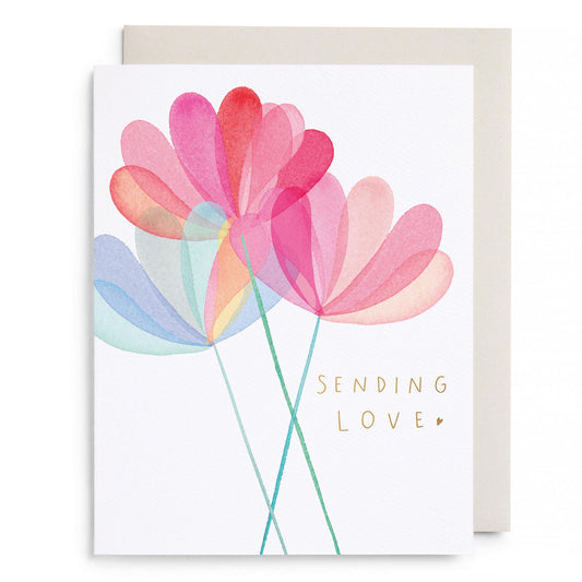 Sending Love Greeting Card