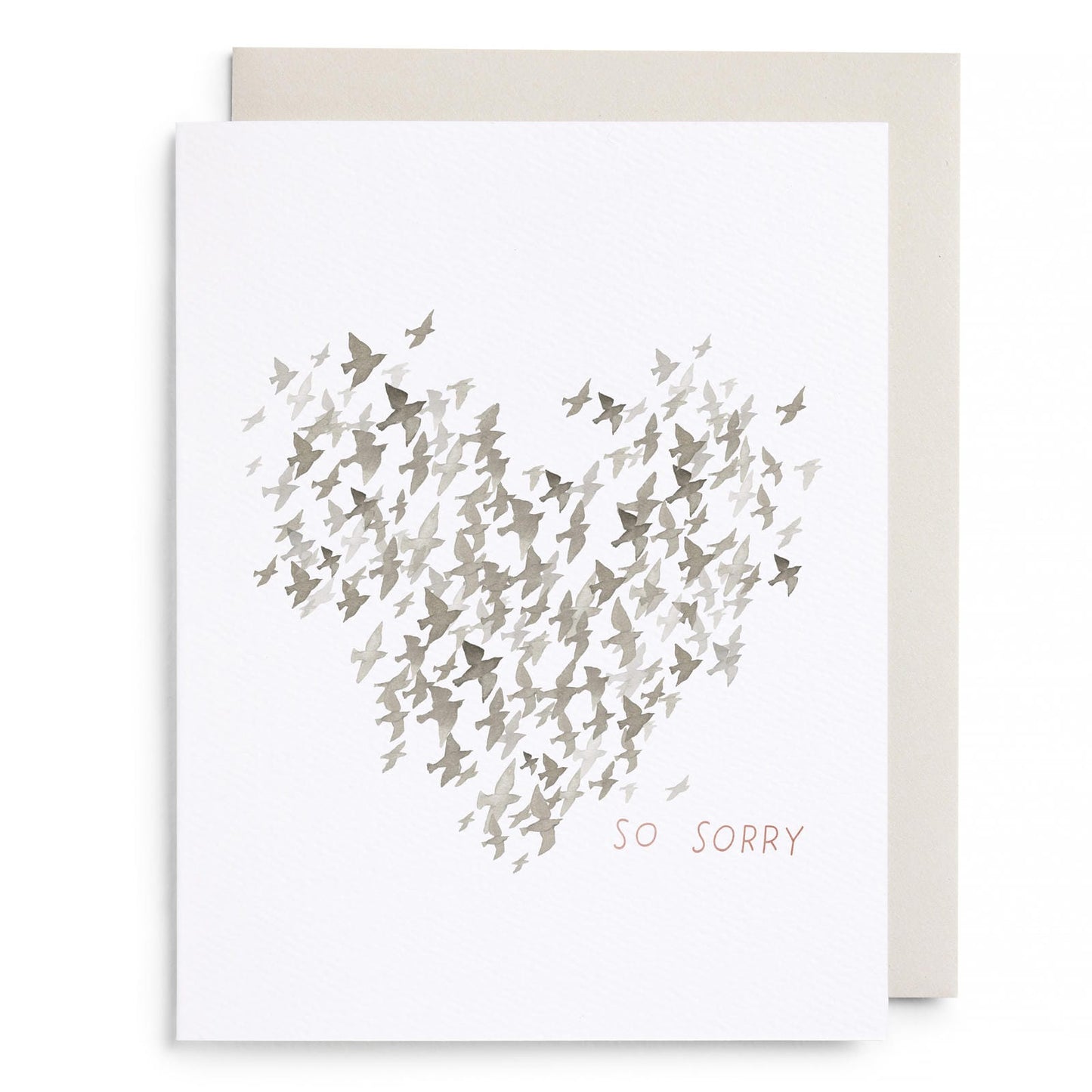 Starlings Condolence Greeting Card