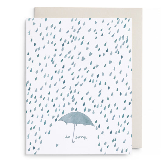 Umbrella So Sorry Greeting Card