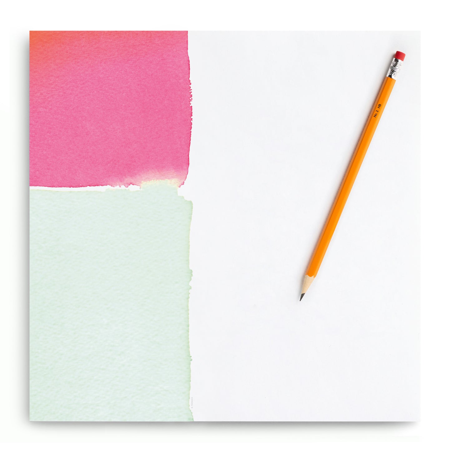 Color Blocks Desk Pad