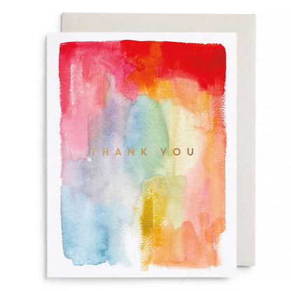 Colorful Thanks Greeting Card