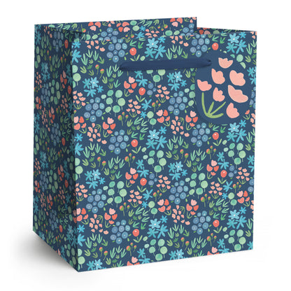 Navy Meadow Gift Bag