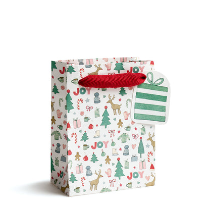 Merry Motif Gift Bag - Small