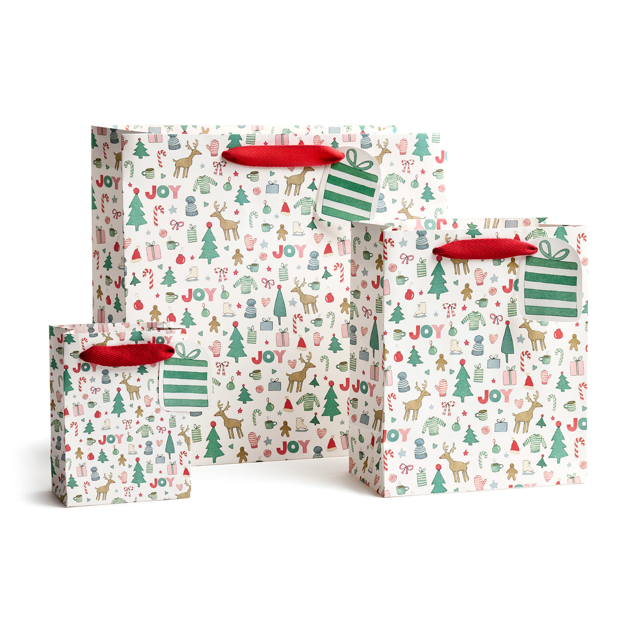 Merry Motif Gift Bag - Small