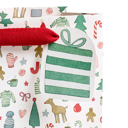 Merry Motif Gift Bag - Large