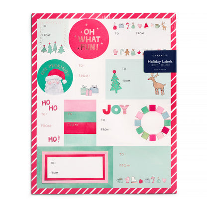 Merry Motif Gift Labels