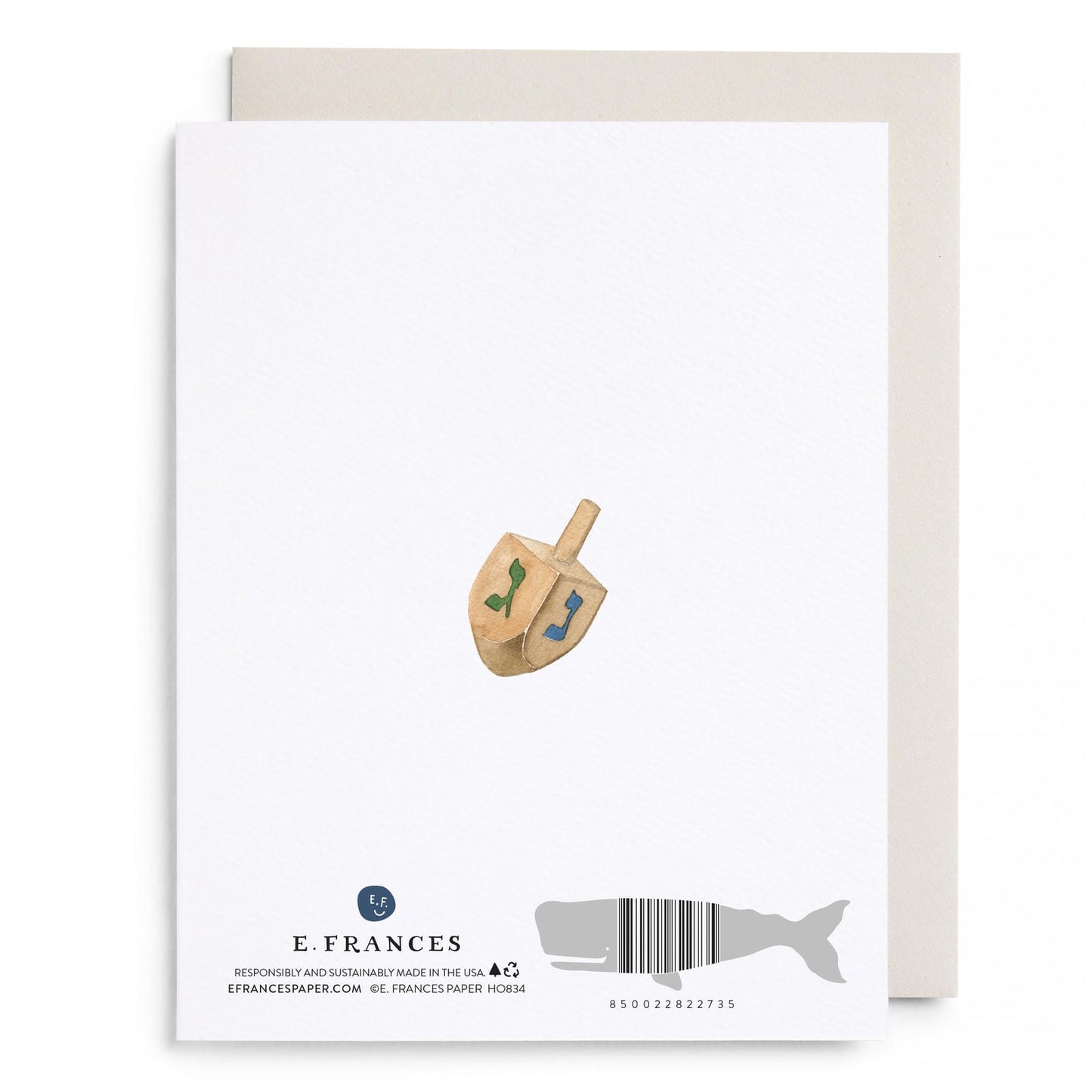 Colorful Menorah Holiday Card