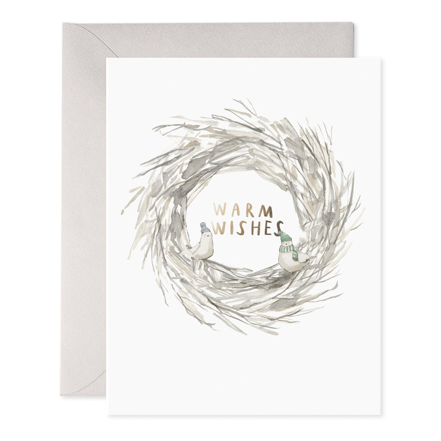 Bird Wreath Greeting Card