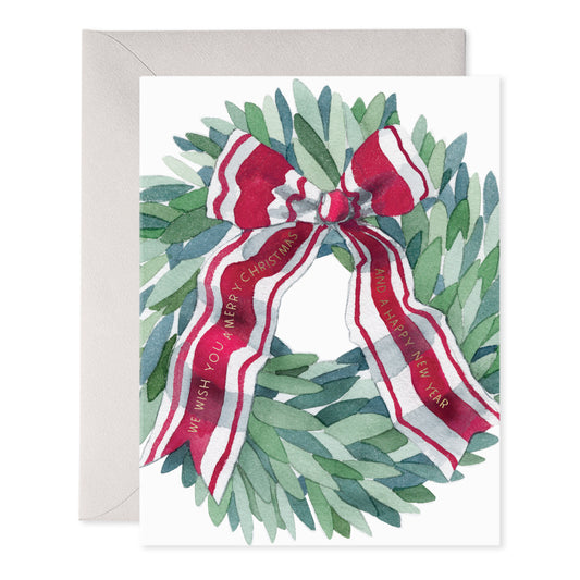 Laurel Wreath Holiday Card