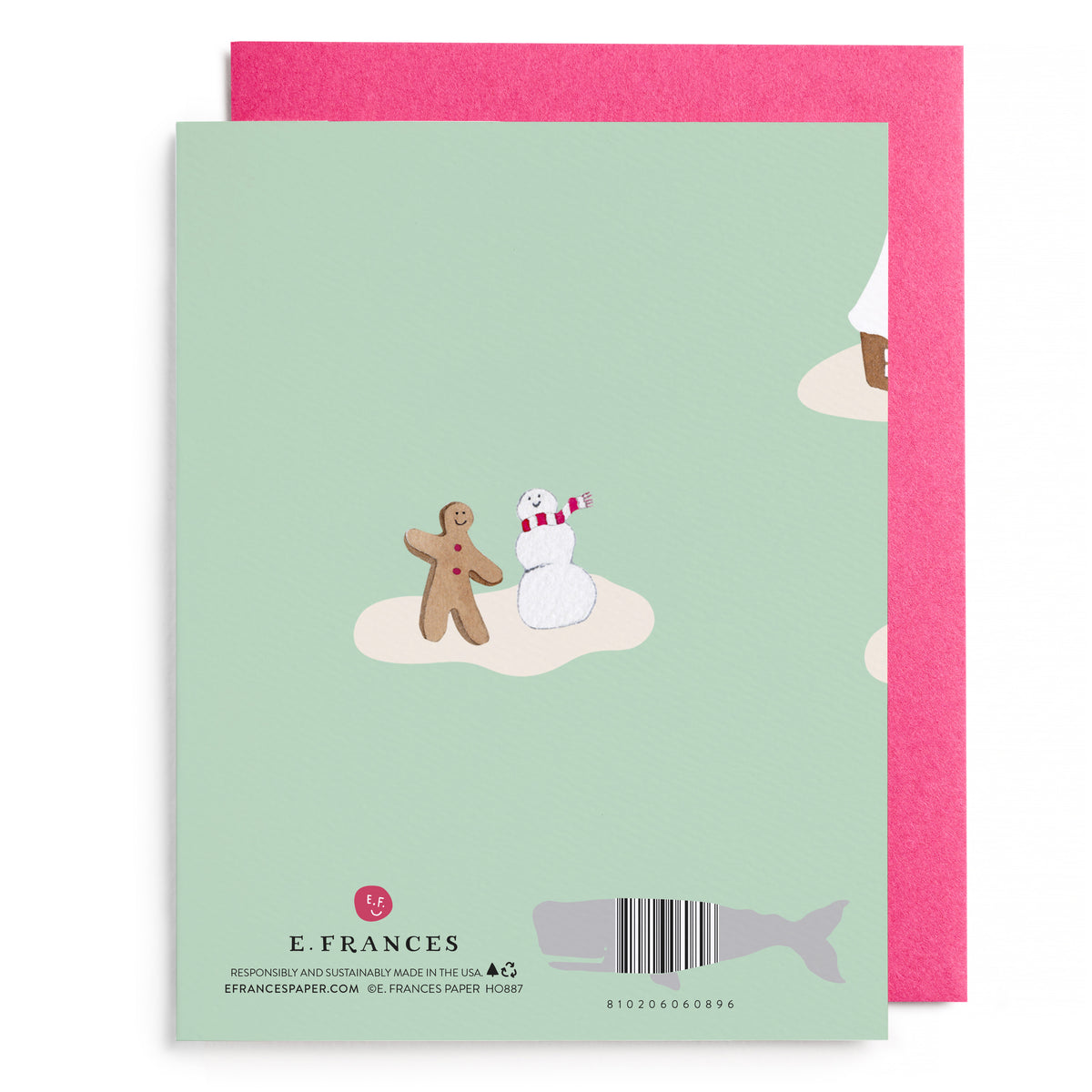 Gingerbread Village Greeting Card
