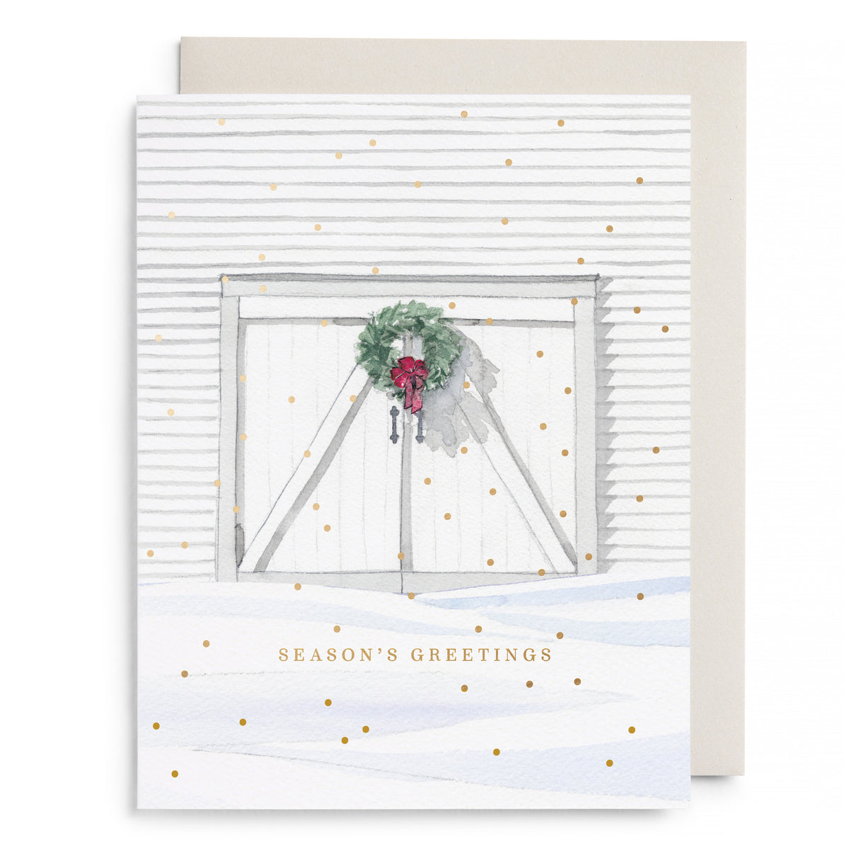 Holiday Barn Greeting Card