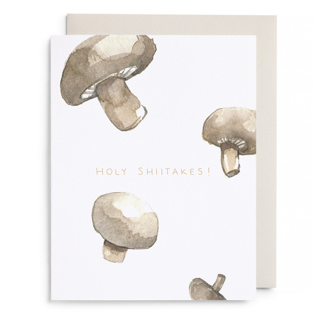 Holy Shiitakes Greeting Card