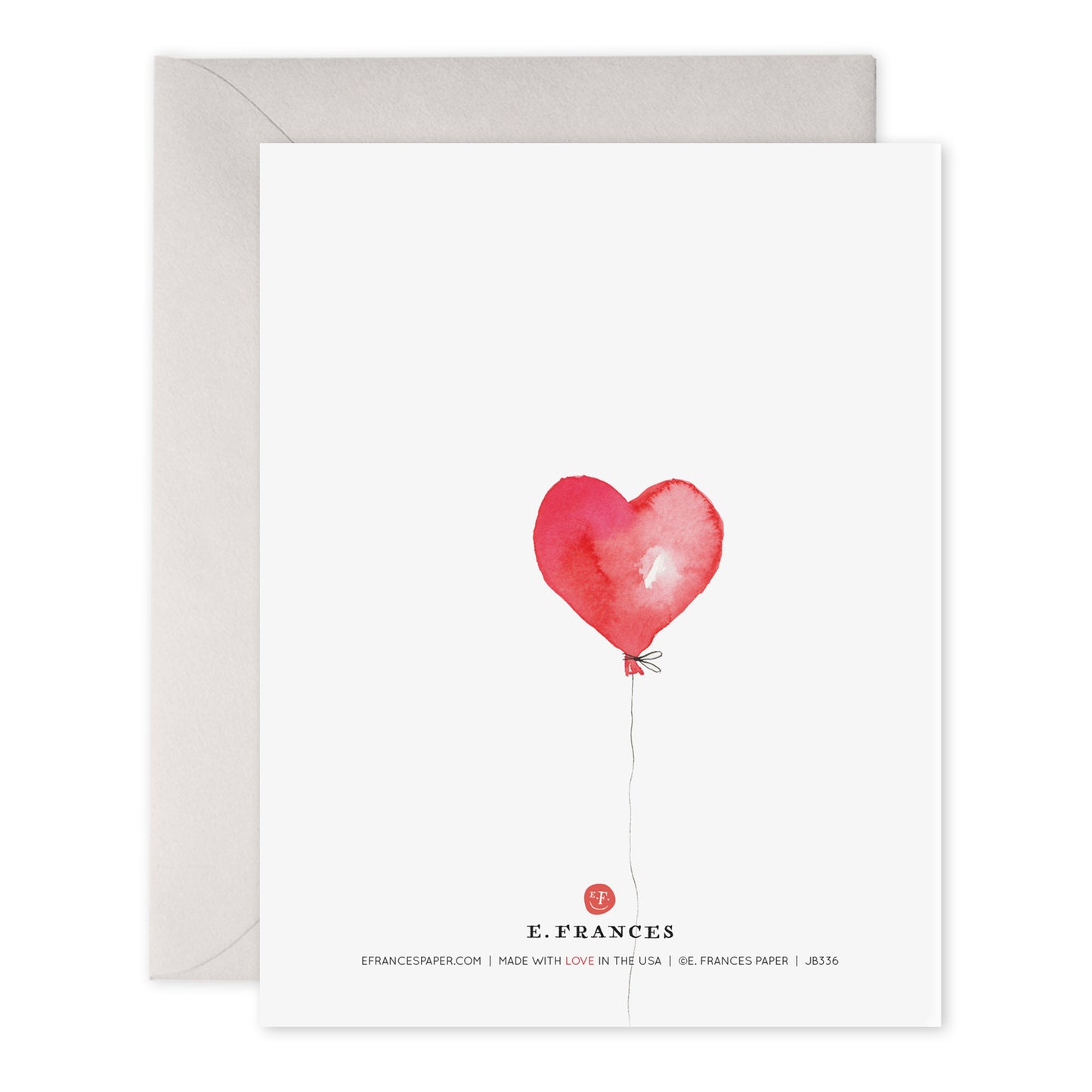 Valentine Balloons Greeting Card