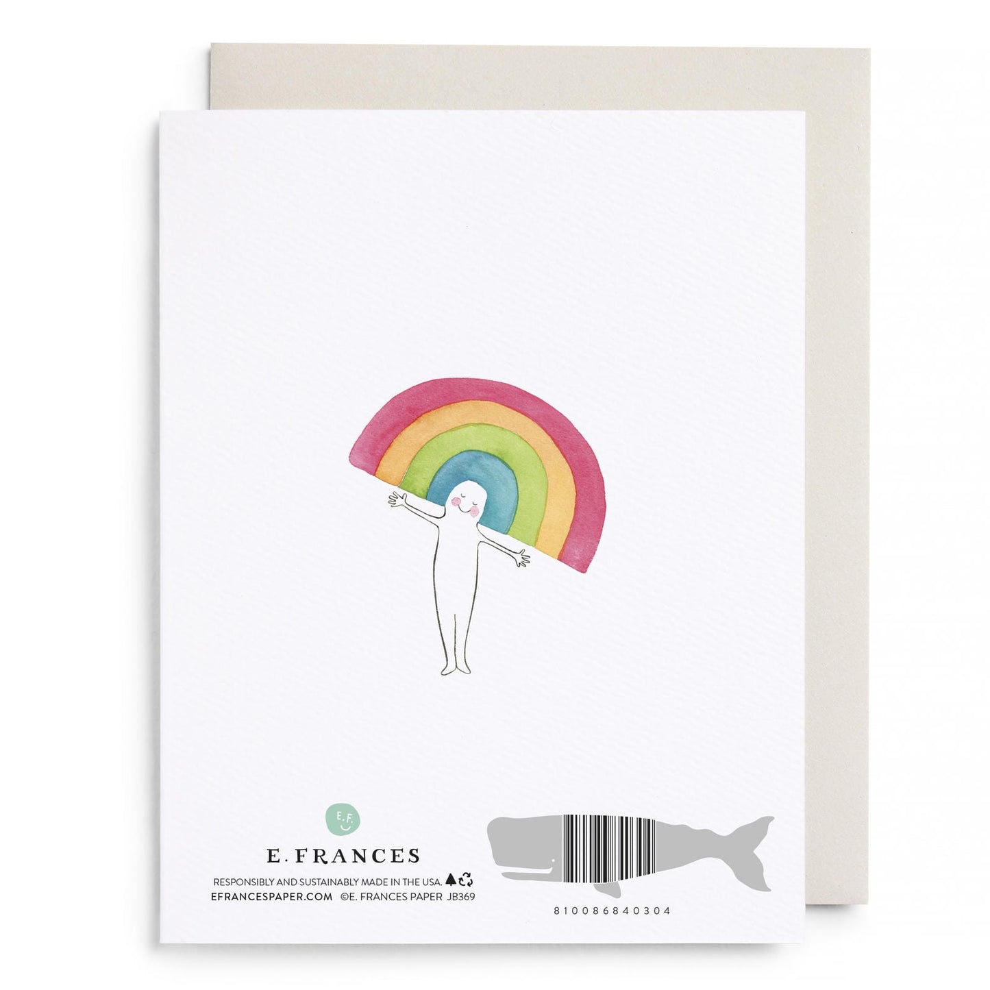 Rainbow Head Greeting Card