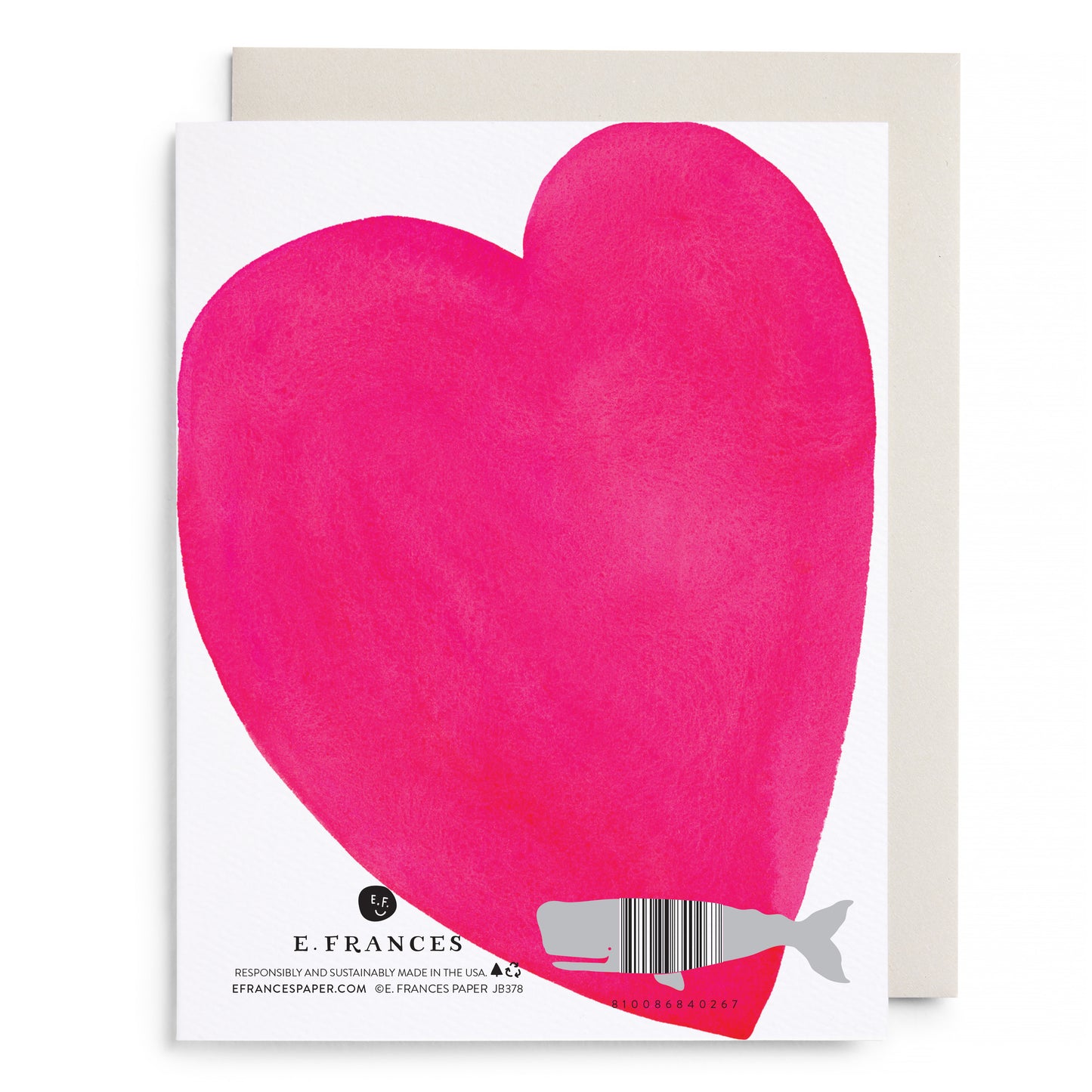 Squeezed Heart Greeting Card